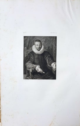 Item #30271 Ritratto incognito. Etching from a Painting by Peter Paul Rubens. Antonio...
