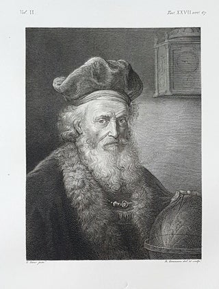 Item #30278 Ritratto ignoto. Etching from a Painting by Gerrit Dou. Raffaello Granara