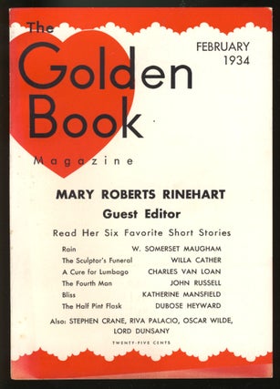Item #30308 Rain in The Golden Book Magazine February 1934. W. Somerset Maugham