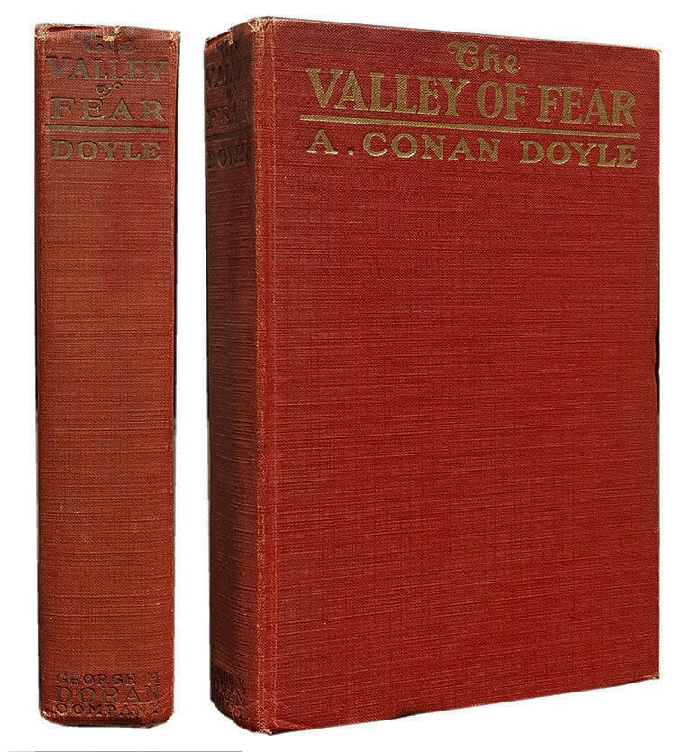Item #30347 The Valley of Fear. Arthur Conan Doyle.
