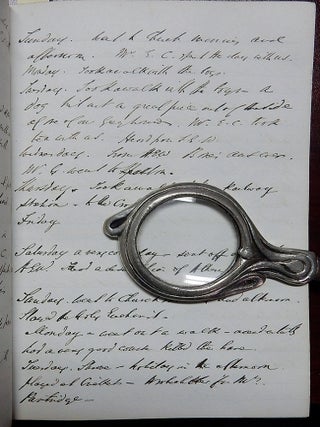 Nineteenth Century Victorian Handwritten Diary by a Londoner.