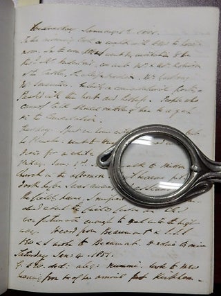 Nineteenth Century Victorian Handwritten Diary by a Londoner.