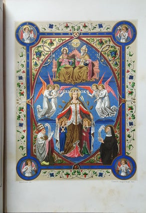 La légende de Sainte Ursule, Princesse Britannique, et de ses onze mille vierges, d'après les tableaux de l'église Saint-Ursule a Cologne reproduits en chromolithographie. Planches et texte inédits.