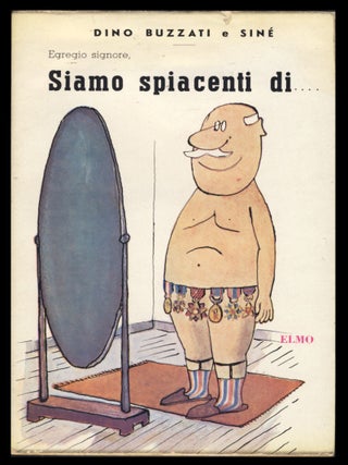 Item #30407 Egregio signore, siamo spiacenti di. Dino Buzzati