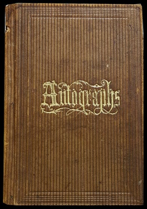 Civil War Era Autograph Book Belonging to a Student of the Albany State Normal School (Now SUNY Albany).
