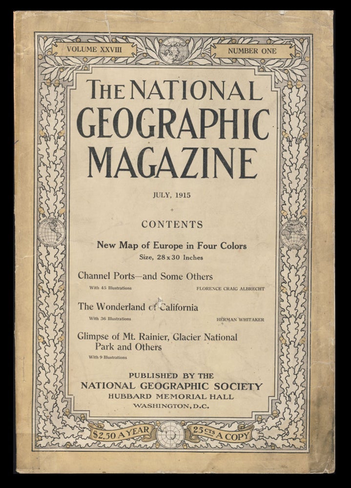 Item #30577 The National Geographic Magazine July, 1915. Gilbert A. Grosvenor, ed.