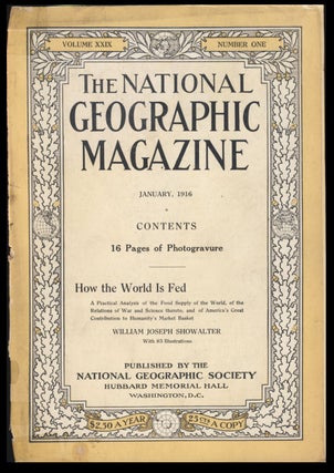 Item #30580 The National Geographic Magazine January, 1916. Gilbert A. Grosvenor, ed