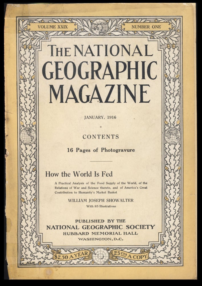 Item #30580 The National Geographic Magazine January, 1916. Gilbert A. Grosvenor, ed.