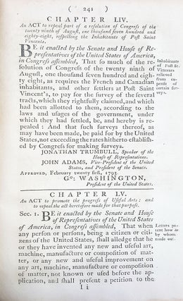 Acts Passed at the Second Congress of the United States of America: Begun and Held at the City of Philadelphia, in the State of Pennsylvania, on Monday, the Twenty-Fourth of October, One Thousand Seven Hundred and Ninety-One: and of the Independence of the United States, the Sixteenth. [with] Second Congress of the United States: at the Second Session, Begun and Held at the City of Philadelphia, in the State of Pennsylvania, on Monday, the Fifth of November, One Thousand Seven Hundred and Ninety-Two.