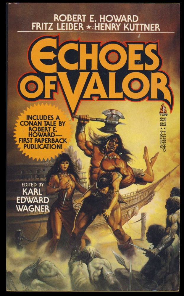 Item #30834 Echoes of Valor. Robert E. Howard, Fritz Leiber, Henry Kuttner.
