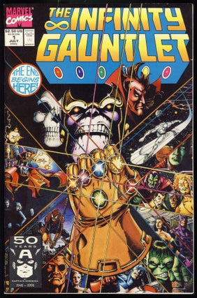Item #30886 The Infinity Gauntlet. The Infinity War. (Two Complete Miniseries). Jim Starlin,...