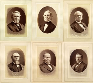 Item #30893 Six Albumen Photos of Prominent Cincinnati Men from the Book "Cincinnati Past and...