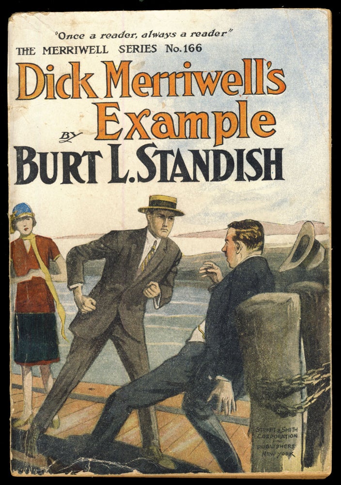 Item #30897 Dick Merriwell's Example, or, Strong and Able. Burt L. Standish, Gilbert Patten.