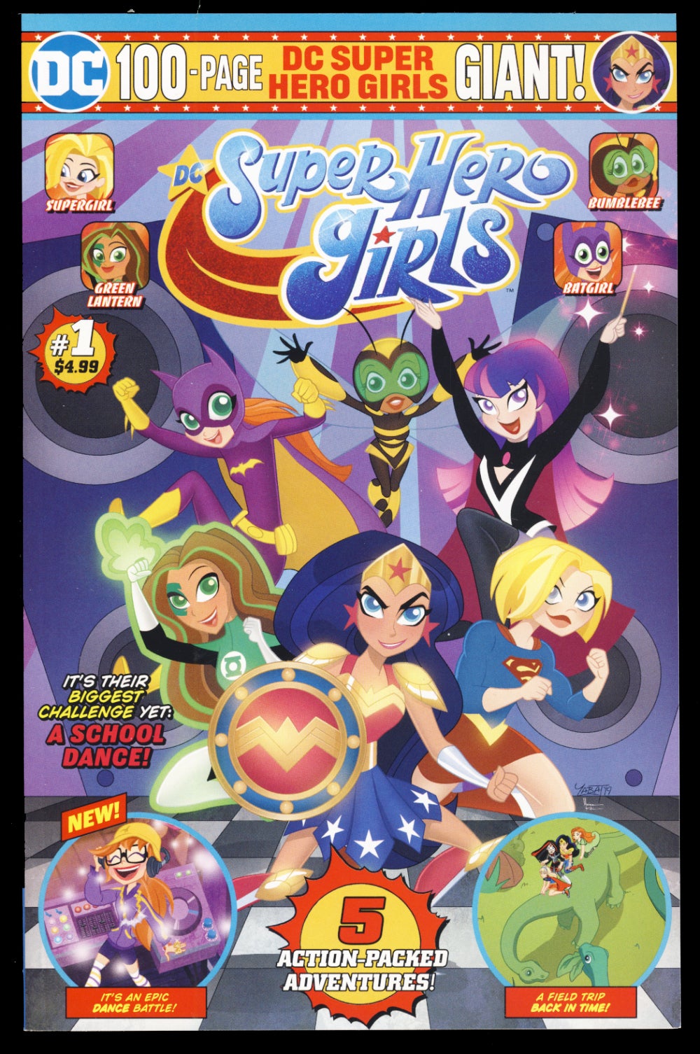 DC Superhero Girls Giant #1. Teen Titans Go! Giant #1. Aquaman Giant #1.  Ghosts Giant #1 | Authors | First Edition