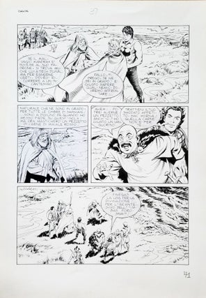 Item #31114 Marco Torricelli Special Zagor #11 Page 71 Original Comic Art. Marco Torricelli