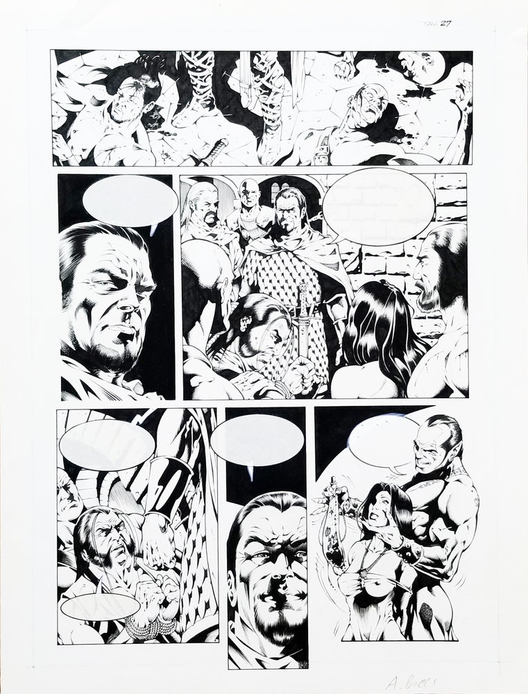 Item #31115 Alessandro Bocci Conan il conquistatore? Page 27 Original Comic Art. Alessandro Bocci.