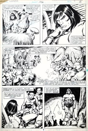 Item #31141 John Buscema Conan the Barbarian #102 Page 6 Original Comic Art. John Buscema