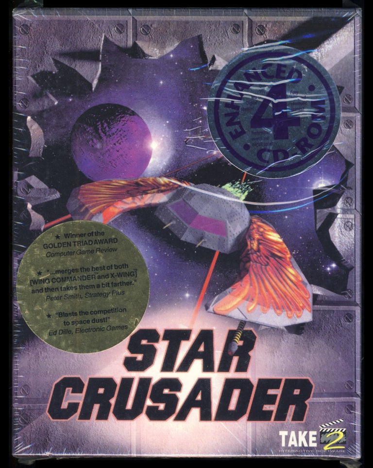 Item #31154 Star Crusader. (PC Enhanced CD-Rom Version Sealed in Box). Take 2.