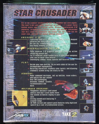 Star Crusader. (PC Enhanced CD-Rom Version Sealed in Box).