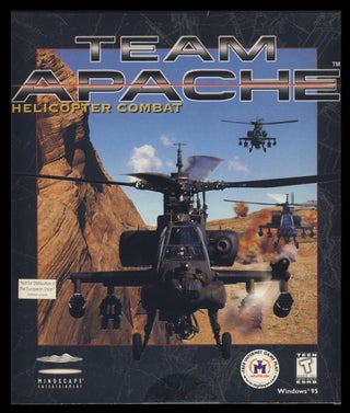 Item #31174 Team Apache Helicopter Combat. (PC Sealed Big Box Version). Mindscape