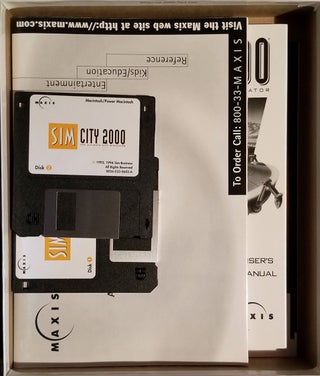 Sim City 2000. (Macintosh Big Box Version).
