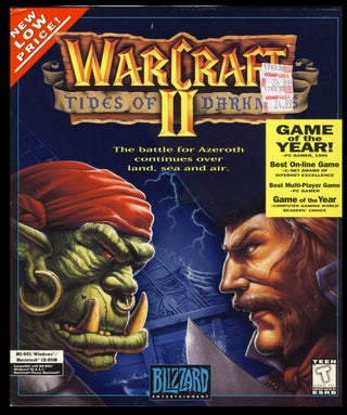 Item #31182 Warcraft II: Tides of Darkness. (PC/Macintosh Big Box Version). Blizzard Entertainment