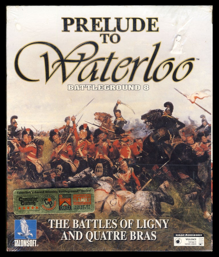 Item #31209 Battleground 8 - Prelude to Waterloo: The Battles of Ligny and Quatre Bras. (PC Sealed Big Box Version). Talonsoft.