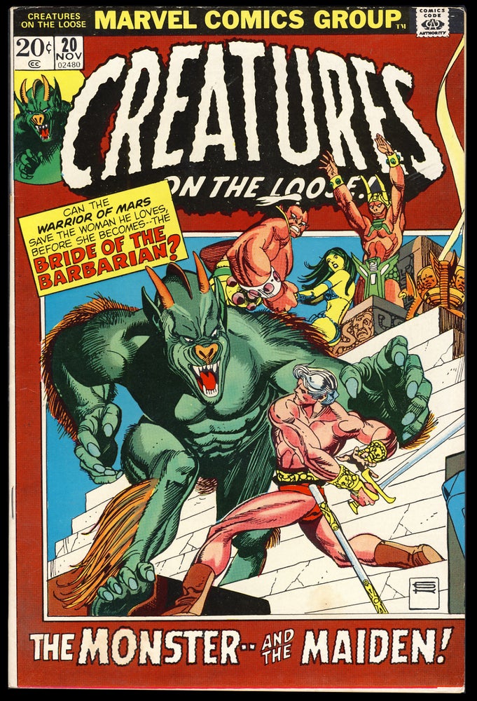 Item #31224 Creatures on the Loose #20. George Alec Effinger, Gray Morrow.