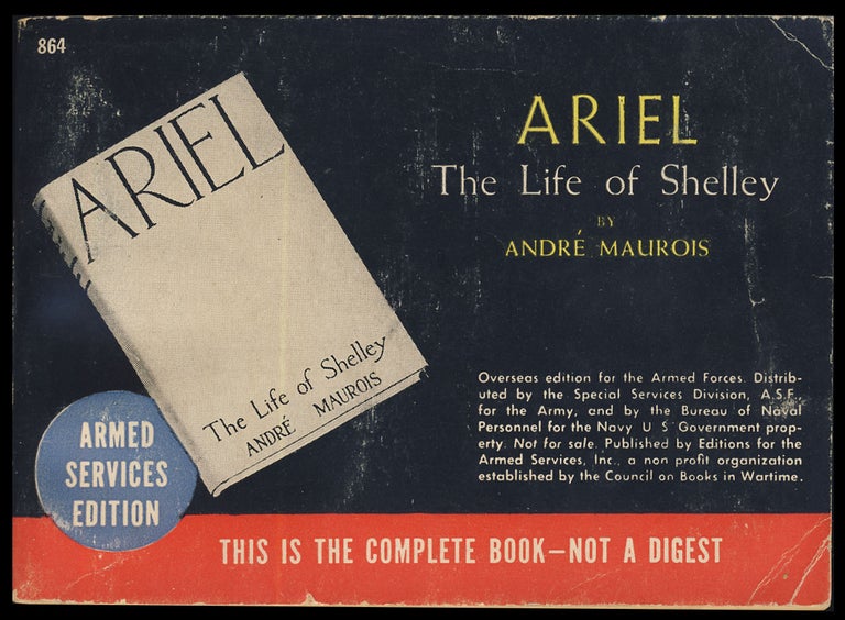 Item #31274 Ariel: The Life of Shelley. Andre Maurois.