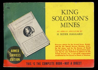 Item #31275 King Solomon's Mines. Henry Rider Haggard