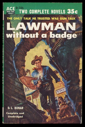 Item #31307 Four Texans North. / Lawman without a Badge. Lee / Bonar Floren, D. L