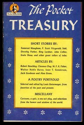 Item #31347 The Pocket Treasury. F. Scott Fitzgerald, Saki, Ring Lardner