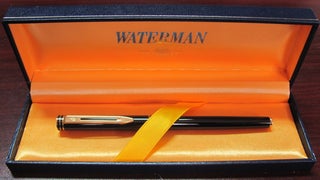 Item #31404 Vintage Waterman Exclusive Fountain Pen in Original Box. Waterman