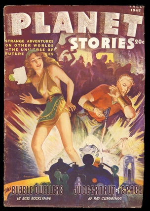 Item #31409 Juggernaut of Space in Planet Stories Fall 1945. Ray Cummings
