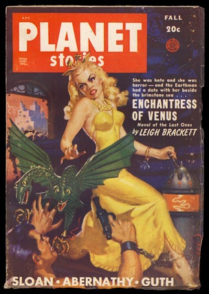 Item #31414 Enchantress of Venus in Planet Stories Fall 1949. Leigh Brackett