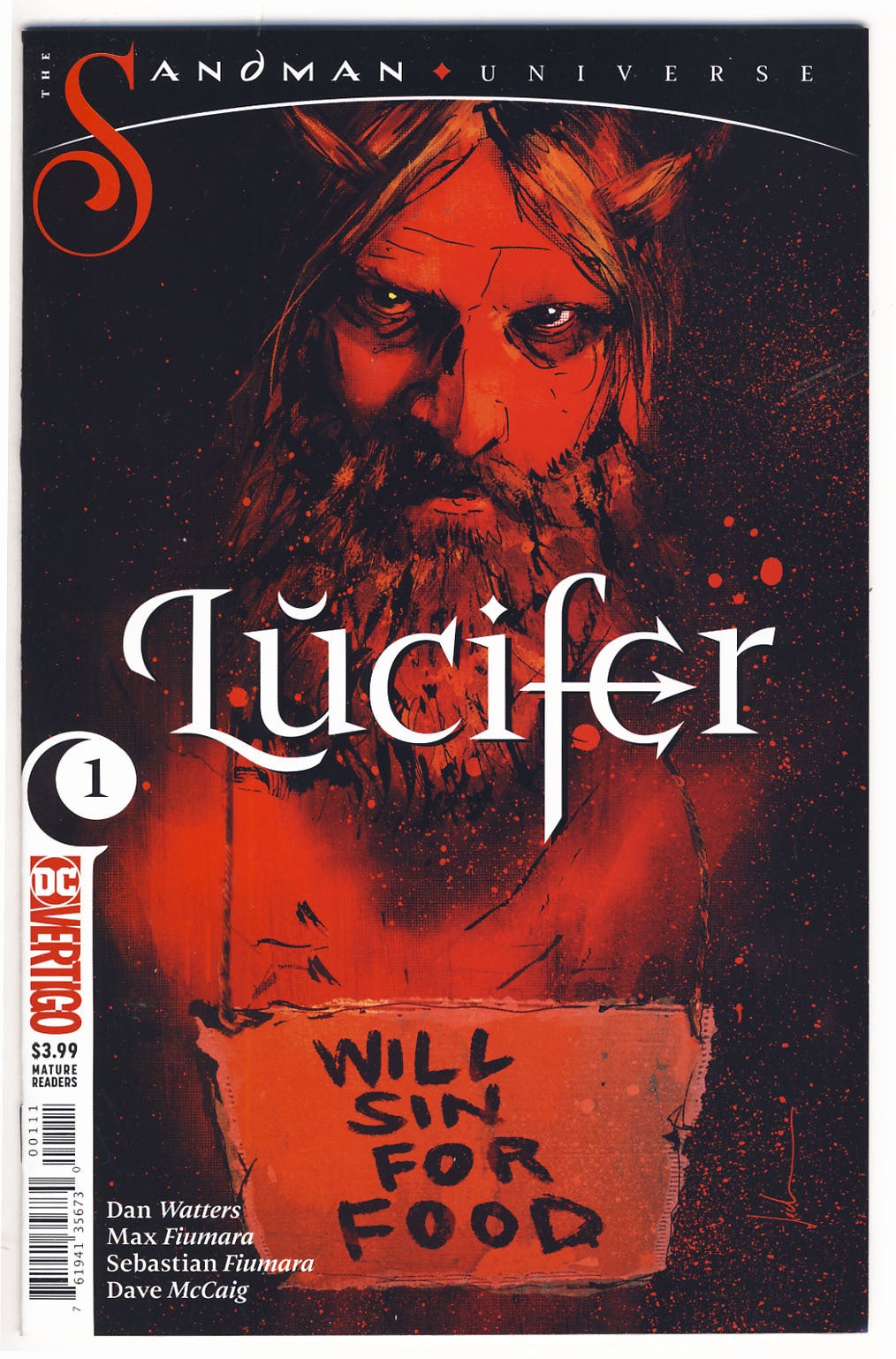 Lucifer No. 1 + No. 1 Blank Cover | Dan Waters, Max Fiumara