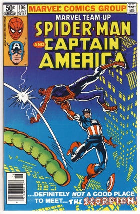 Item #31431 Marvel Team-Up Starring Spider-Man and Captain America No. 106. Tom DeFalco, Herb Trimpe