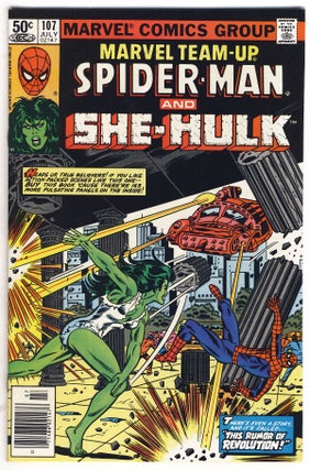 Item #31432 Marvel Team-Up Starring Spider-Man and the She-Hulk No. 107. Tom DeFalco, Herb Trimpe