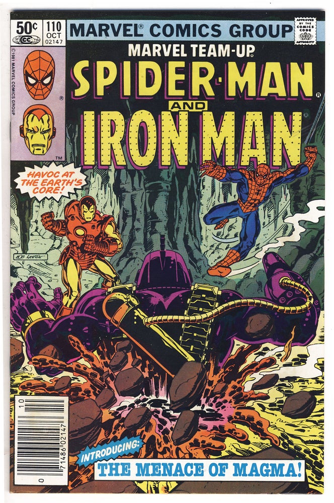 Item #31434 Marvel Team-Up Starring Spider-Man and Iron Man No. 110. David Michelinie, Herb Trimpe.