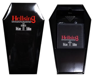 Item #31555 Hellsing Coffin Shaped Italian Limited Edition DVD Box Set. Yasunori Urata