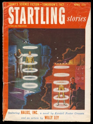Item #31561 Halos, Inc. in Startling Stories April 1953. Kendell Foster Crossen