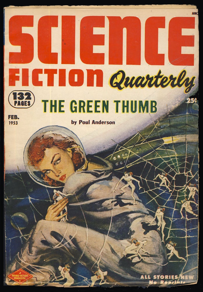 Item #31583 The Green Thumb in Science Fiction Quarterly February 1953. Poul Anderson.