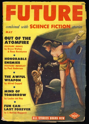 Item #31588 Out of the Atomfire in Future Science Fiction May 1951. Bryce Walton, Ross Rocklynne
