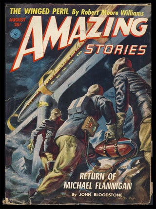 Item #31598 The Return of Michael Flannigan in Amazing Stories August 1952. John Bloodstone
