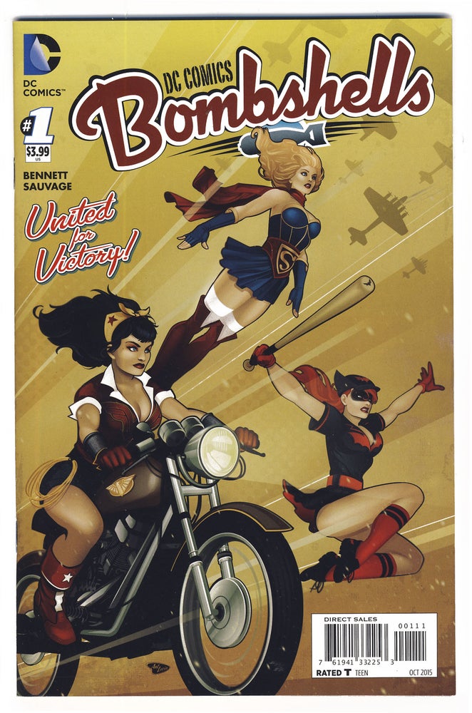 Item #31633 DC Comics Bombshells #1. Marguerite Bennett, Marguerite Sauvage.