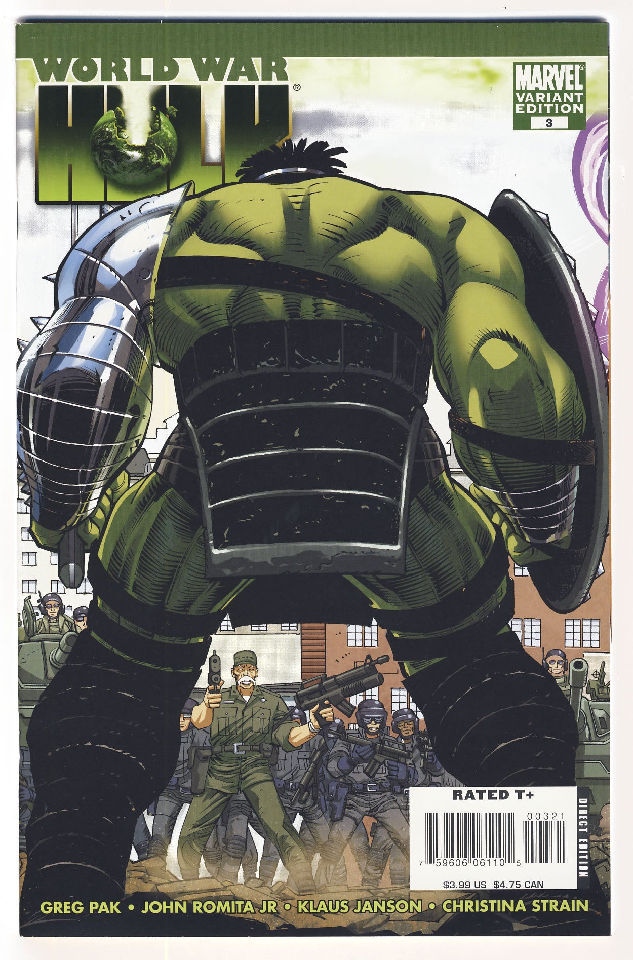 World War Hulk #3 Variant Cover | Greg Pak, John Romita, Jr