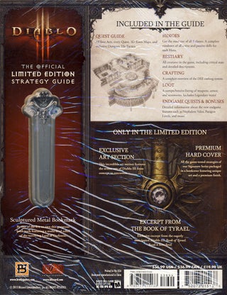 Diablo III Limited Edition Guide.