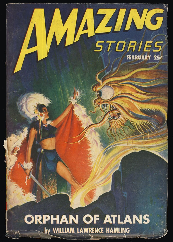 Item #31672 Blabbermouth in Amazing Stories February 1947. Theodore Sturgeon.