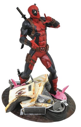 Item #31888 Marvel Gallery Deadpool Taco Truck Edition PVC Diorama Figure. Diamond Select Toys