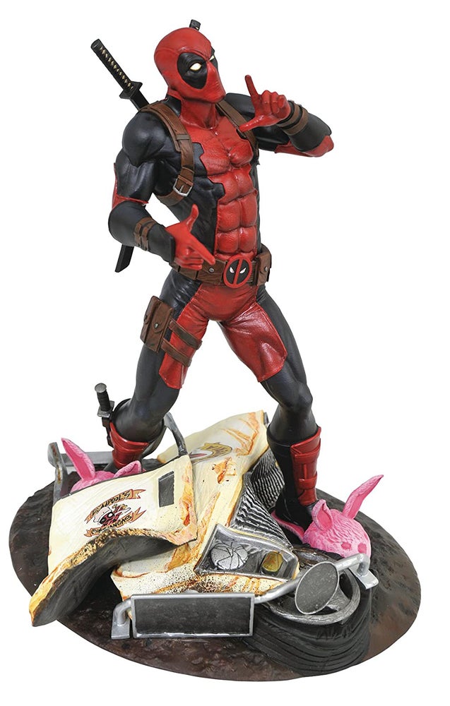 Item #31888 Marvel Gallery Deadpool Taco Truck Edition PVC Diorama Figure. Diamond Select Toys.
